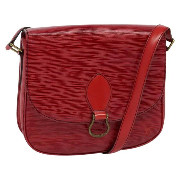 LOUIS VUITTON Epi Saint Cloud GM Shoulder Bag Red M52197 - Picture 1 of 16